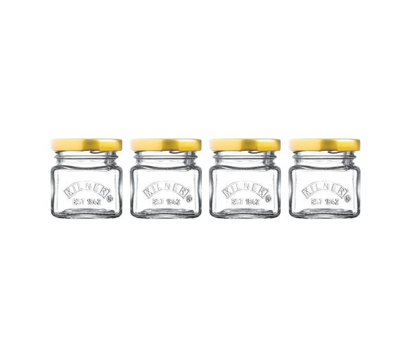 Kilner Set Of 4 Mini Jars 55ml