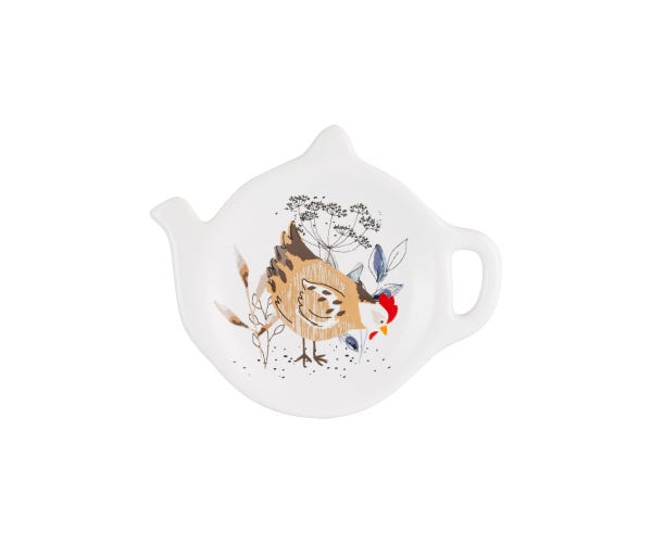 Price & Kensington Country Hens Teabag Holder