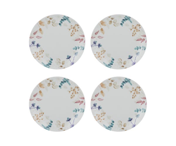 Price & Kensington Meadow Set Of 4 Cake Plates