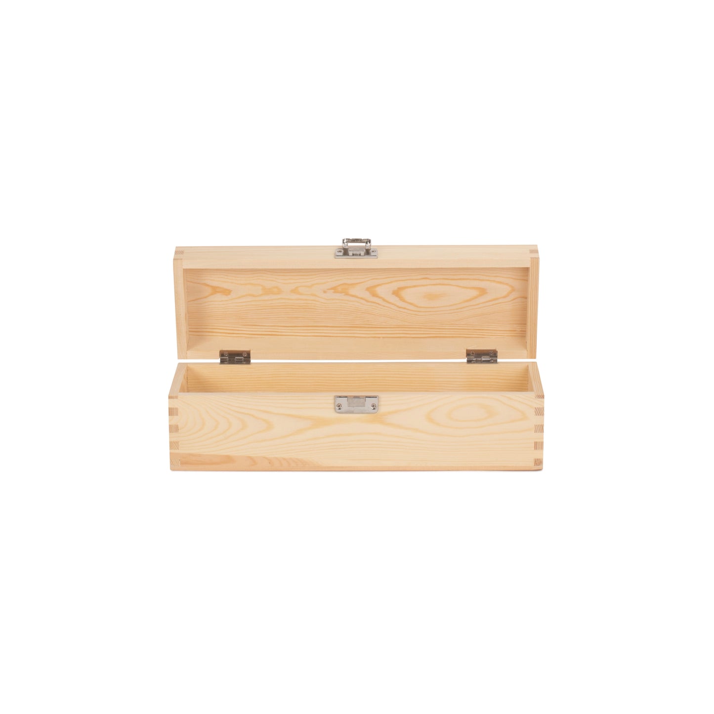 Single Bottle Clear Varnish Wooden Box