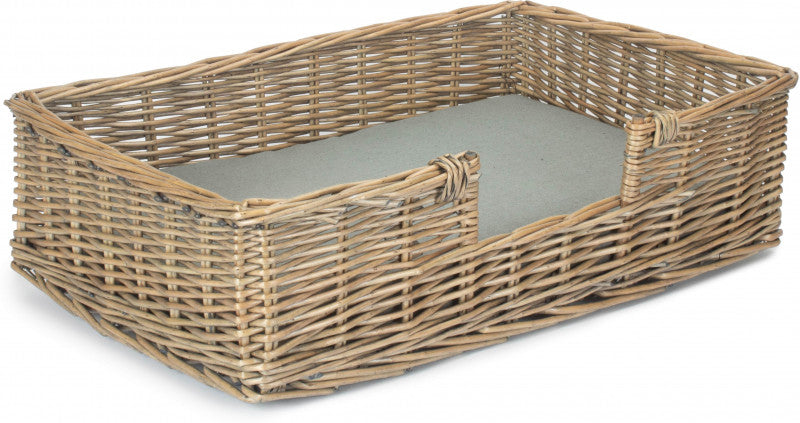 SMALL RECTANGULAR DOG BED with CUSHION