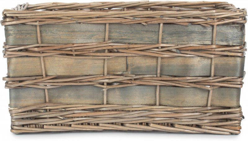 MEDIUM GREY SCANDI STORAGE BASKET - UNLINED