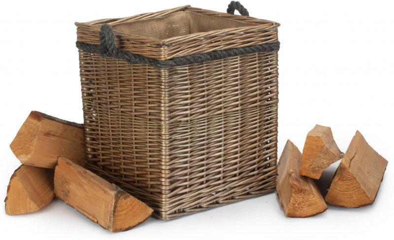 SIZE 1 ANTIQUE WASH SQUARE STORAGE BASKET