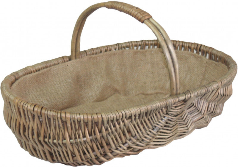MEDIUM SHALLOW ANTIQUE WASH LINED TRUG