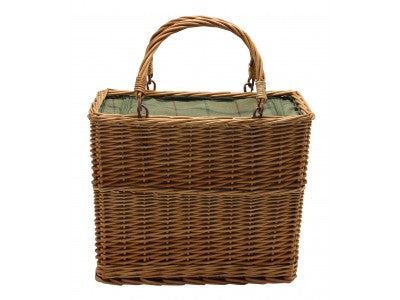 GREEN TWEED COOLER BASKET