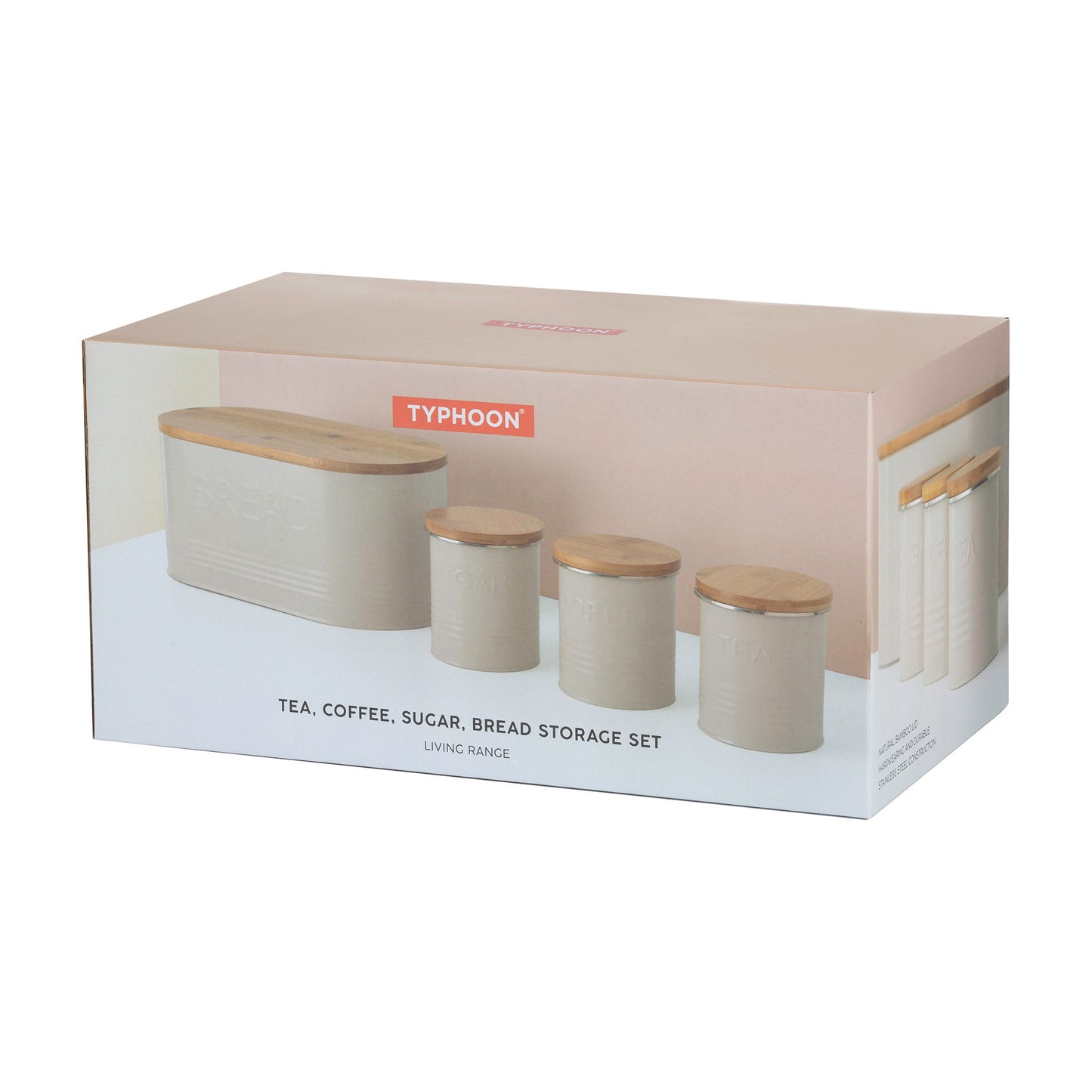 Typhoon Essential Storage 4 Piece Set - Oatmeal