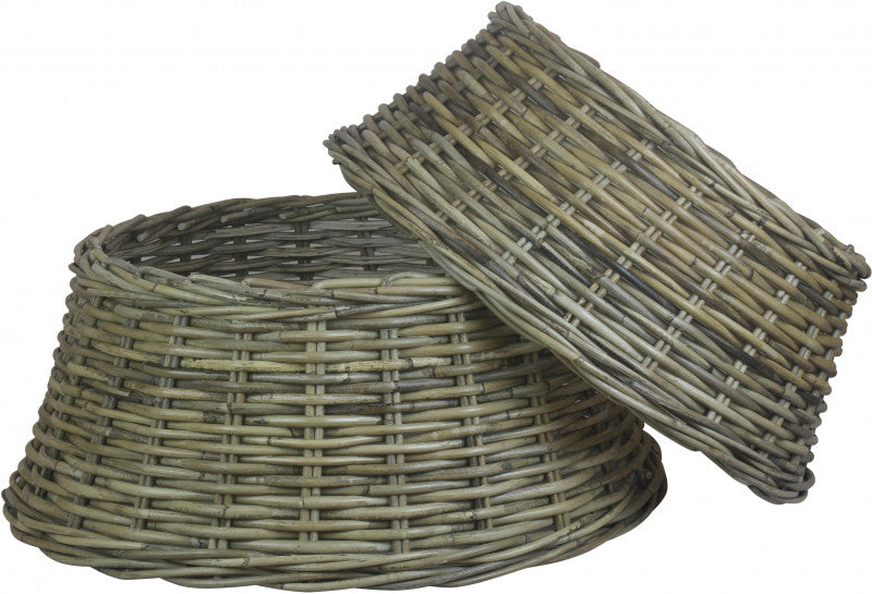 Small Rattan Christmas Tree Skirt