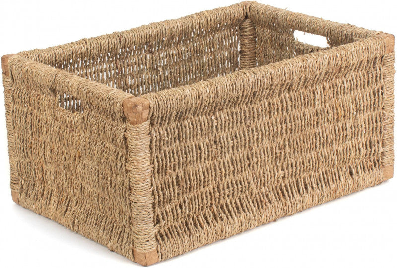 EXTRA LARGE SEAGRASS STORAGE BASKET