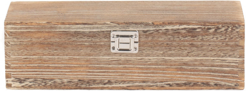 Single Bottle Oak Effect Wooden Box