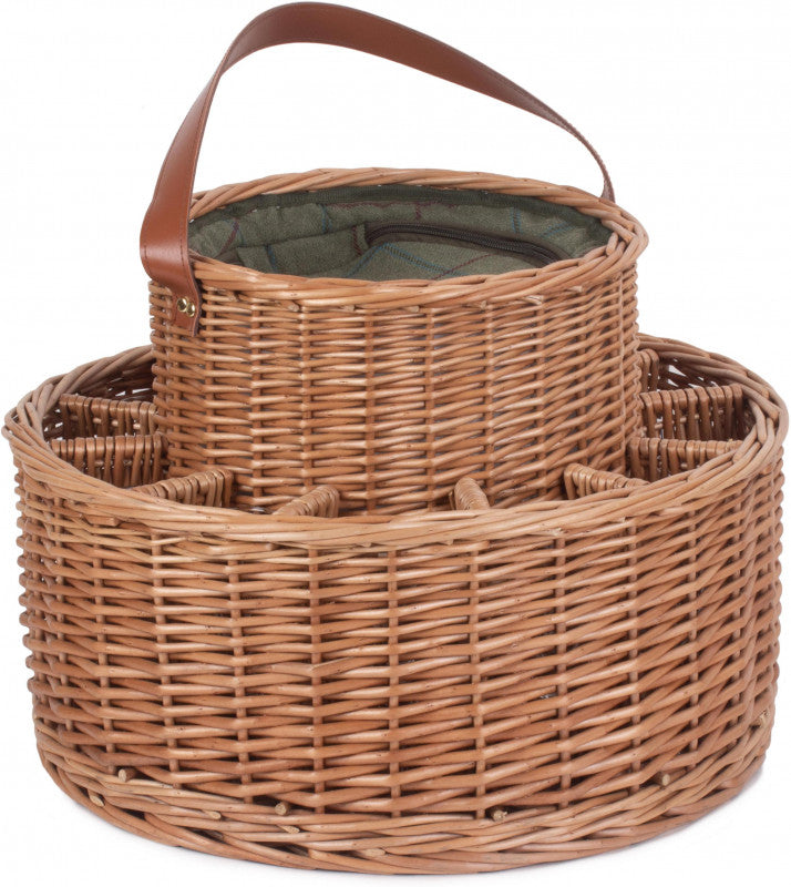 GREEN TWEED CHILLED GARDEN PARTY BASKET