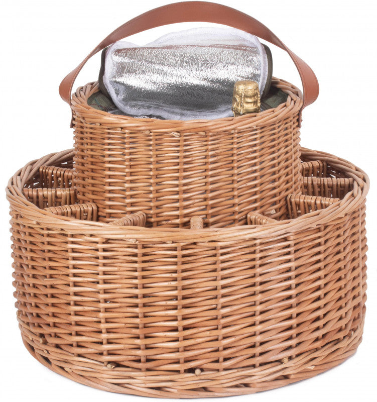 GREEN TWEED CHILLED GARDEN PARTY BASKET