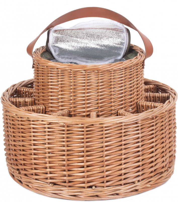 GREEN TWEED CHILLED GARDEN PARTY BASKET