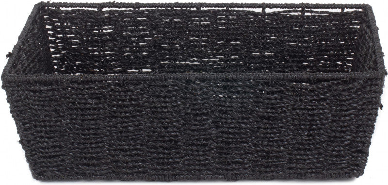 EXTRA LARGE BLACK PAPER ROPE TRAY