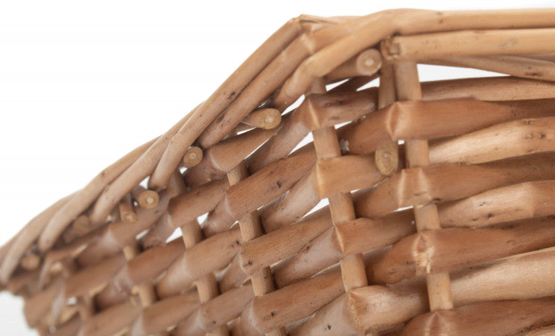 LIGHT STEAMED SQUARE SPLIT WILLOW TRAY