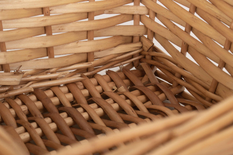 LIGHT STEAMED SQUARE SPLIT WILLOW TRAY