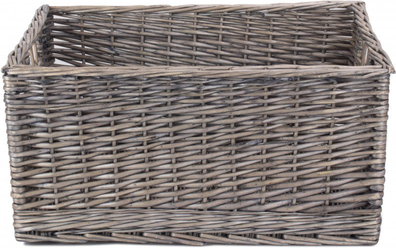 JUMBO ANTIQUE WASH STORAGE BASKET - UNLINED