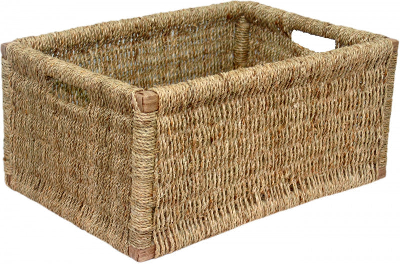 EXTRA LARGE SEAGRASS STORAGE BASKET
