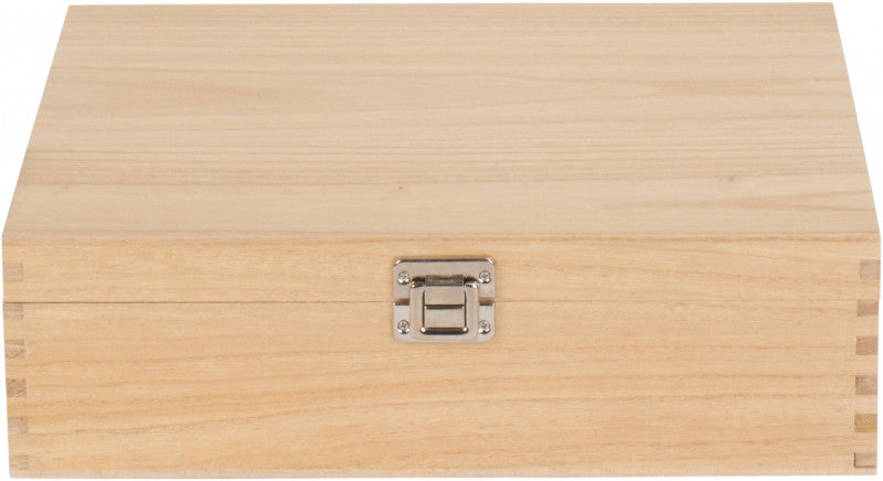 THREE BOTTLE CLEAR VARNISH WOODEN BOX