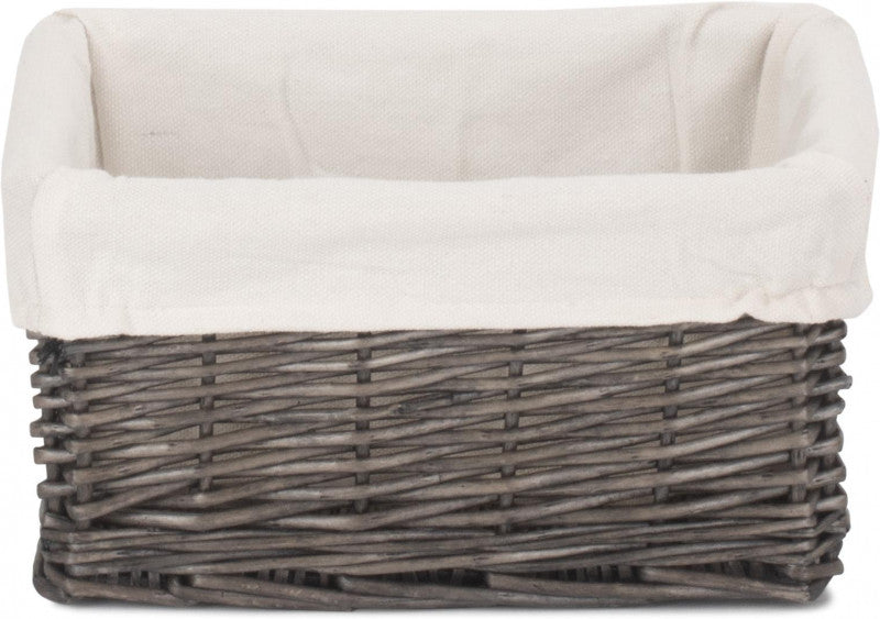SMALL ANTIQUE WASH FINISH TRAY WITH LINING