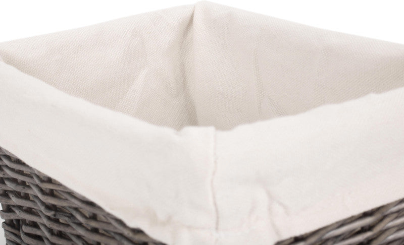 SMALL ANTIQUE WASH FINISH TRAY WITH LINING