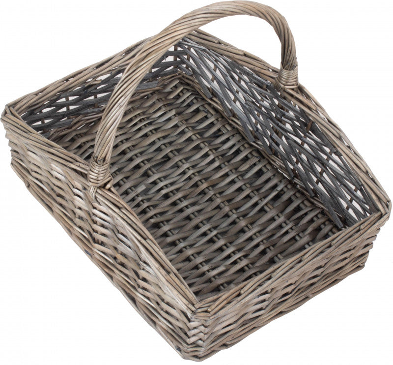 LARGE SLOPE-SIDED ANTIQUE WASH TRUG