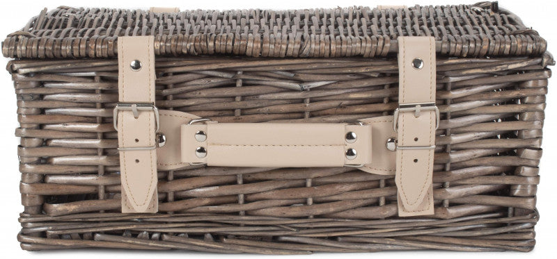 14" ANTIQUE WASH SPLIT WILLOW HAMPER
