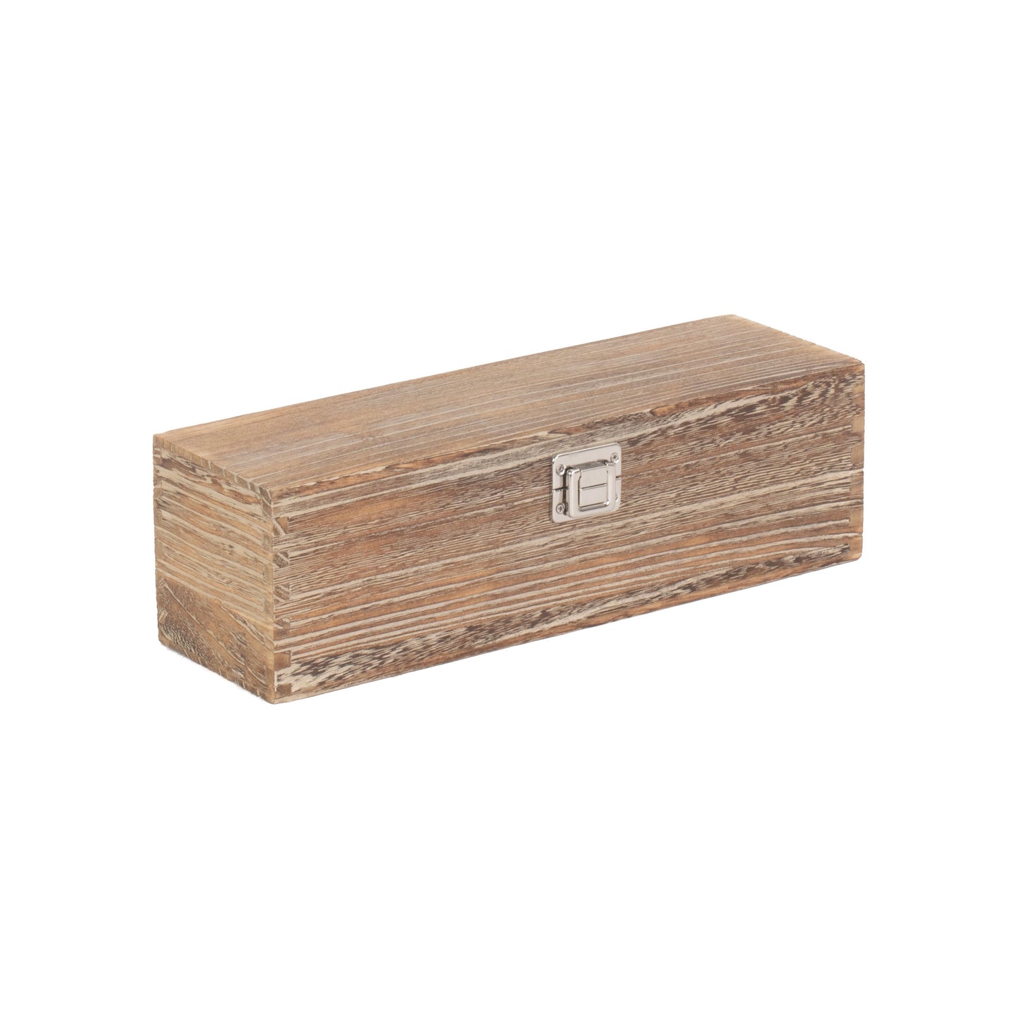 Single Bottle Oak Effect Wooden Box
