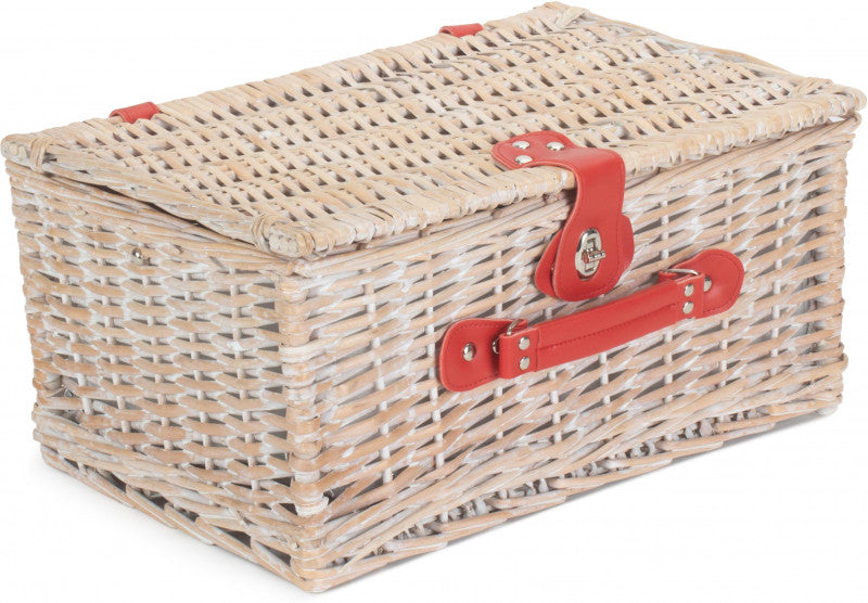 RED & WHITE GINGHAM 2 PERSON FITTED HAMPER