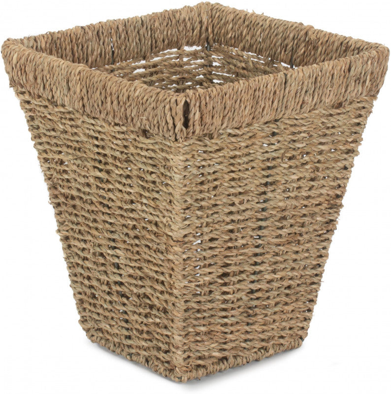 SEAGRASS SQUARE WASTE PAPER BASKET