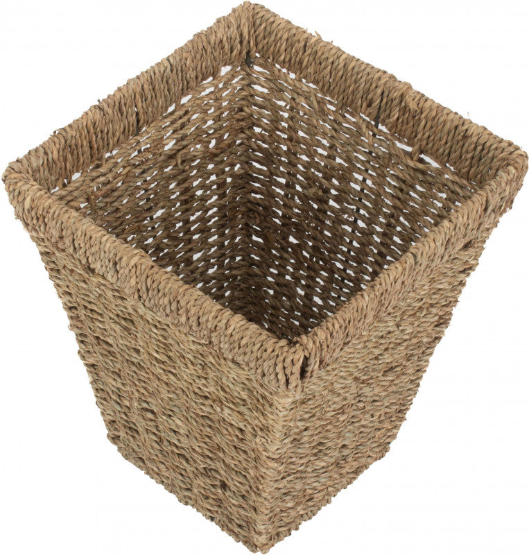 SEAGRASS SQUARE WASTE PAPER BASKET