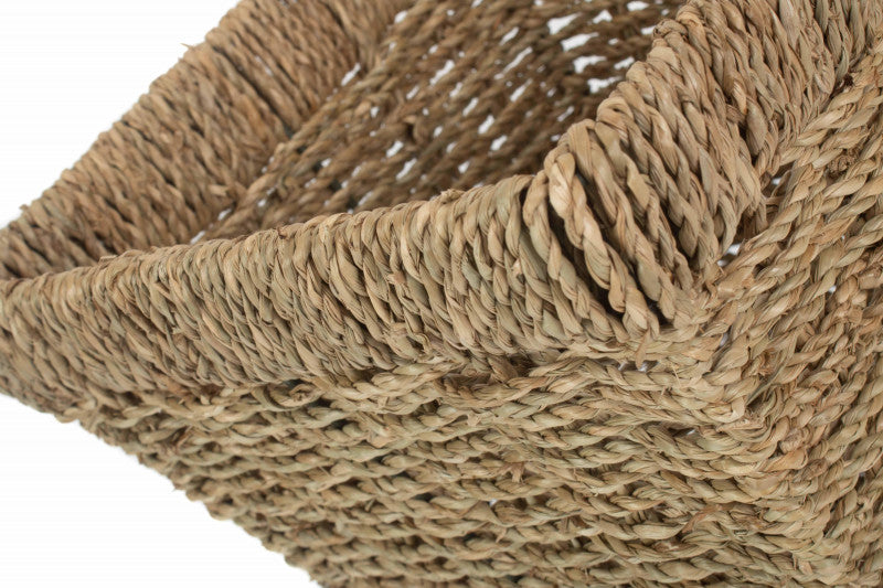 SEAGRASS SQUARE WASTE PAPER BASKET