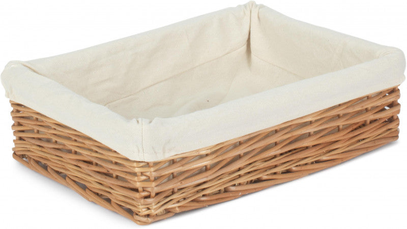 LARGE LINED STRAIGHT-SIDED RECTANGULAR TRAY