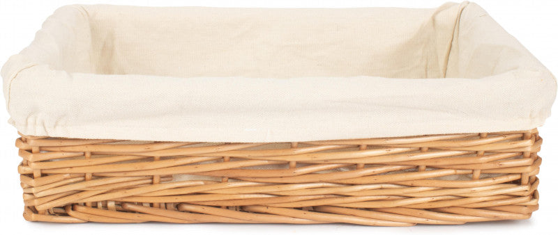 LARGE LINED STRAIGHT-SIDED RECTANGULAR TRAY