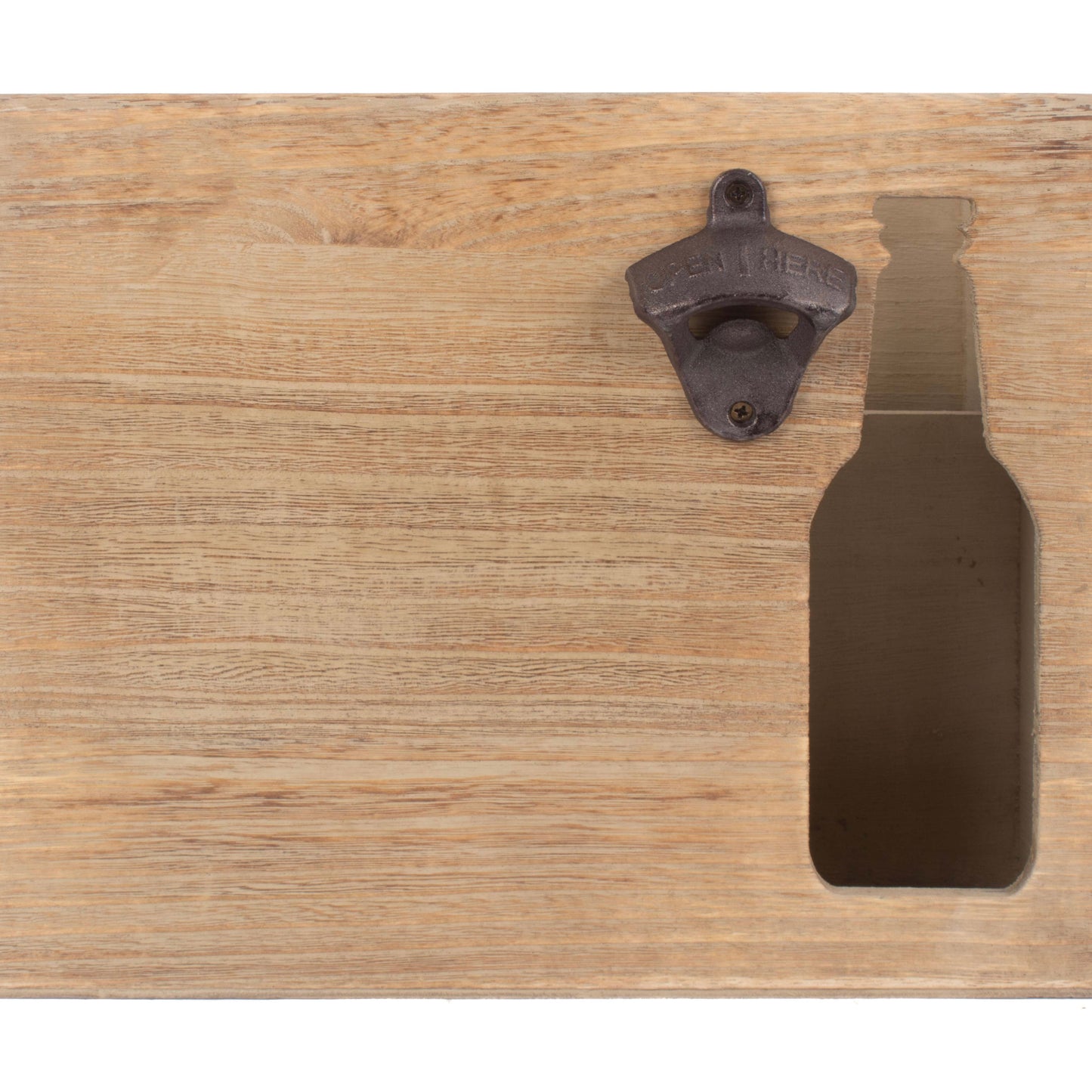 6 Beer Bottle Cut-out Holder With Bottle Opener