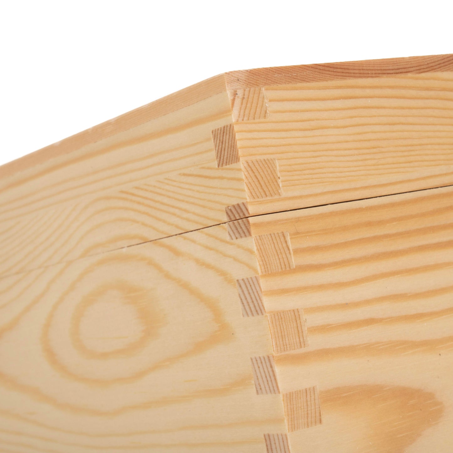 Single Bottle Clear Varnish Wooden Box