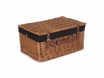 20" LIGHT STEAMED HAMPER with BLACK LINING