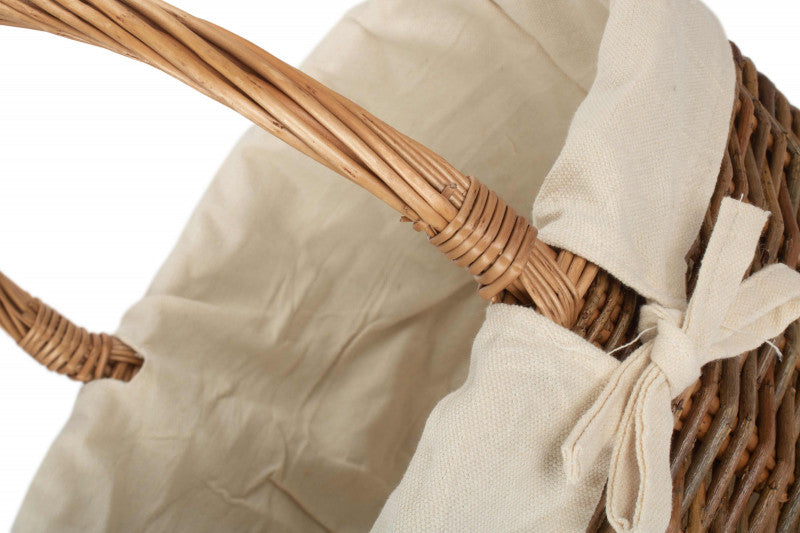 COUNTRY OVAL SHOPPER with WHITE LINING
