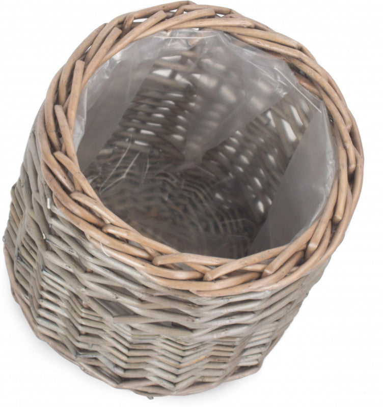 SMALL ROUND ANTIQUE WASH PLANTER