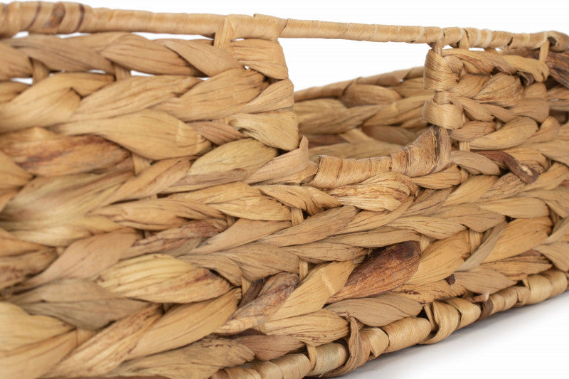 Medium Shallow Rectangular Water Hyacinth Storage Basket WH007/2