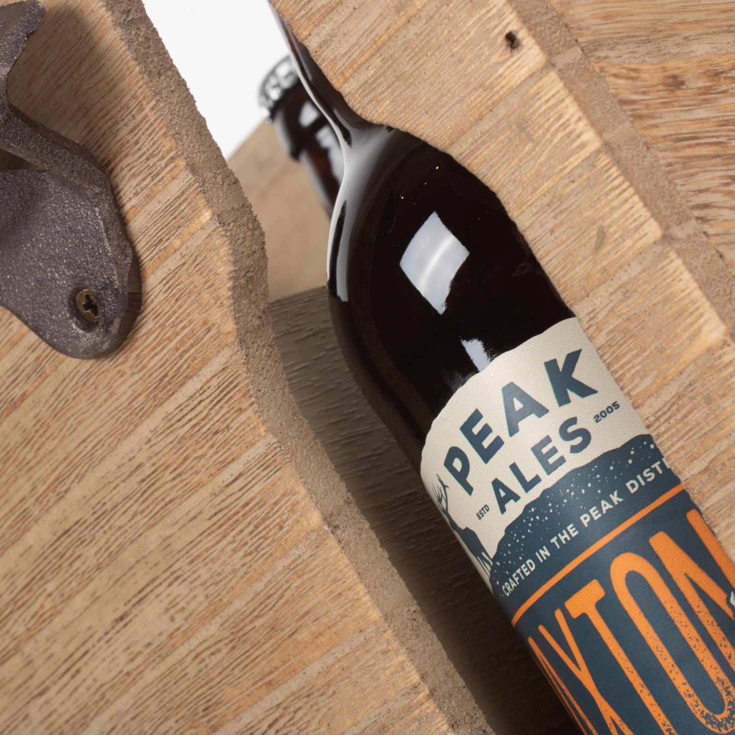 6 Beer Bottle Cut-out Holder With Bottle Opener