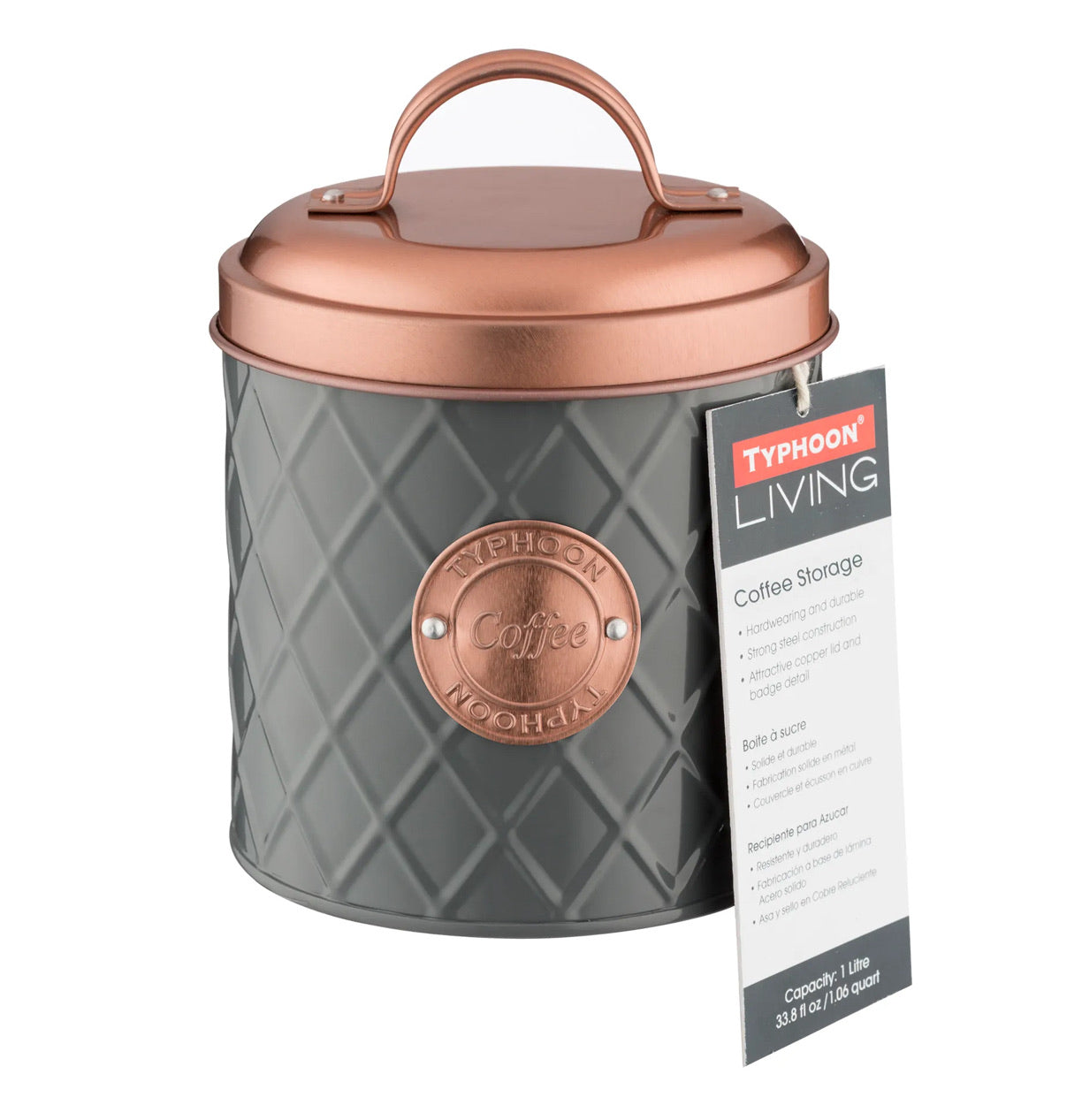 Henrik Copper Lid Coffee Storage