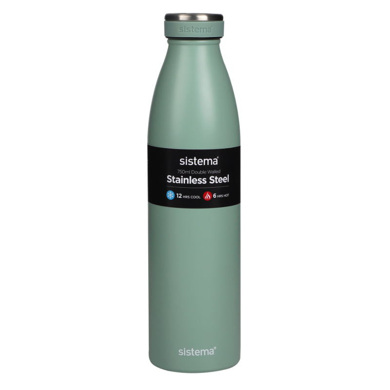 Sistema 750ml Stainless Steel Double Walled Bottle