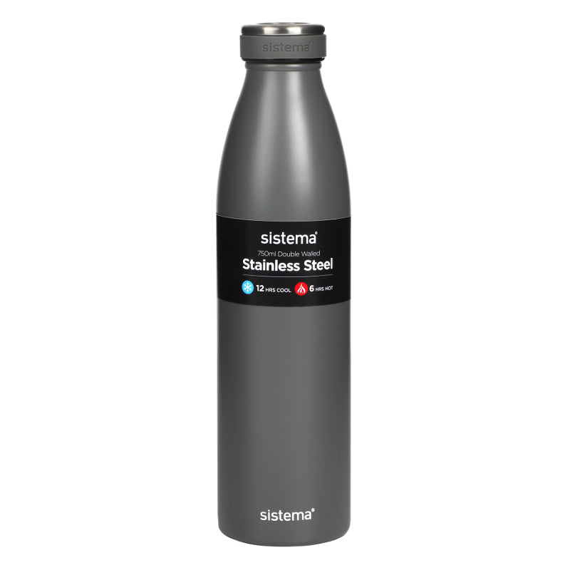 Sistema 750ml Stainless Steel Double Walled Bottle