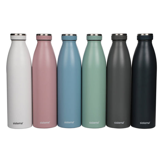 Sistema 750ml Stainless Steel Double Walled Bottle