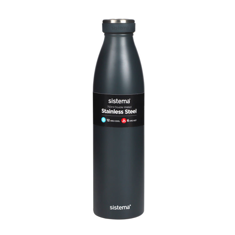 Sistema 750ml Stainless Steel Double Walled Bottle