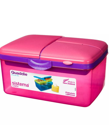 Sistema Lunch Trends 2L Quaddie Lunch Box