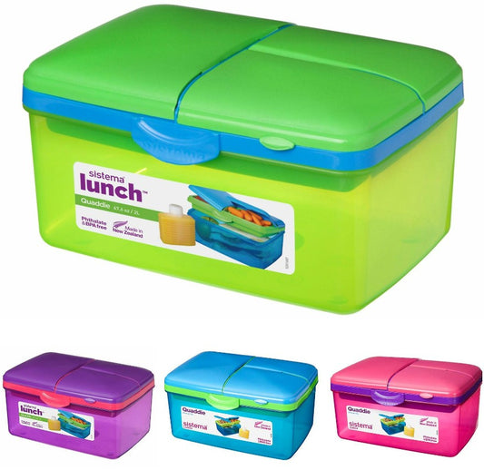 Sistema Lunch Trends 2L Quaddie Lunch Box