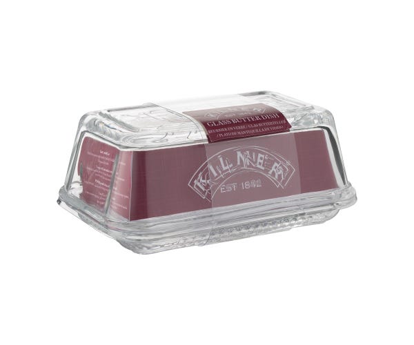 Classic Kilner Glass Butter Dish