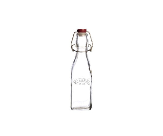 Kilner Clip Top Square Bottle 0.25 Litre