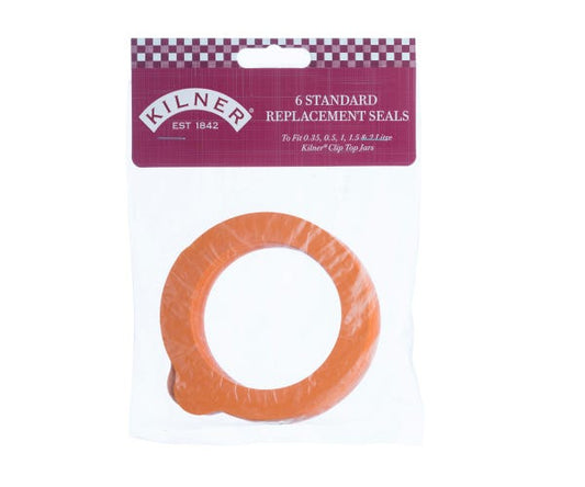 Kilner Pack of 6 Rubber Seals 0.35-2 litres